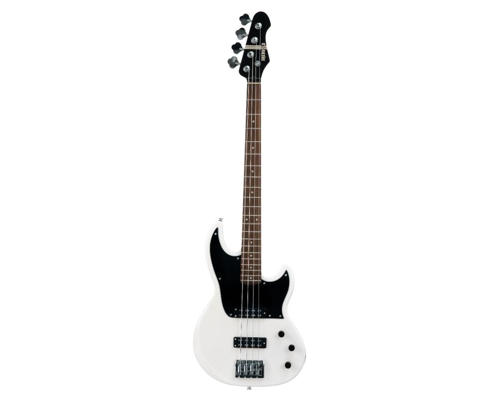 Shergold Libertine Standard Bass SBL15 Quartz White Gloss