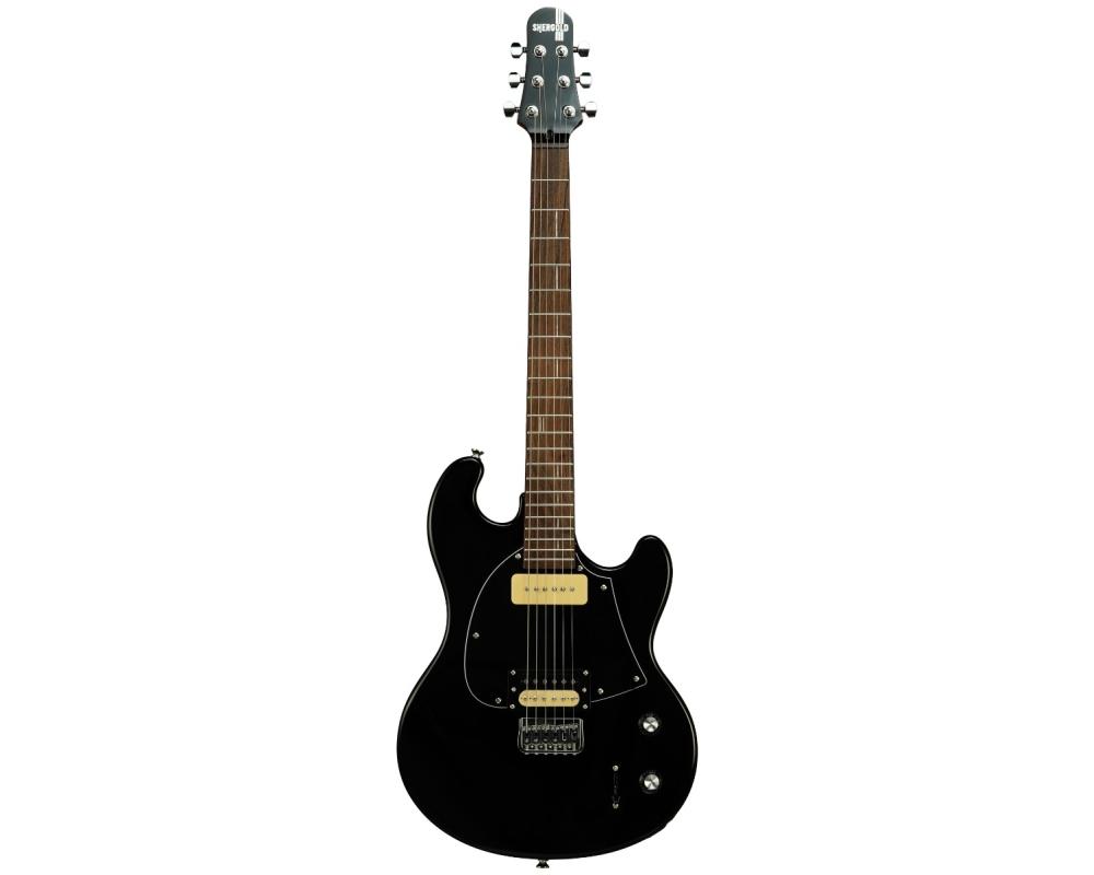 Shergold Masquerader Standard SM11 Solid Black Gloss
