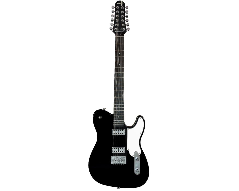 Shergold Telstar Standard ST14 Black 12-String