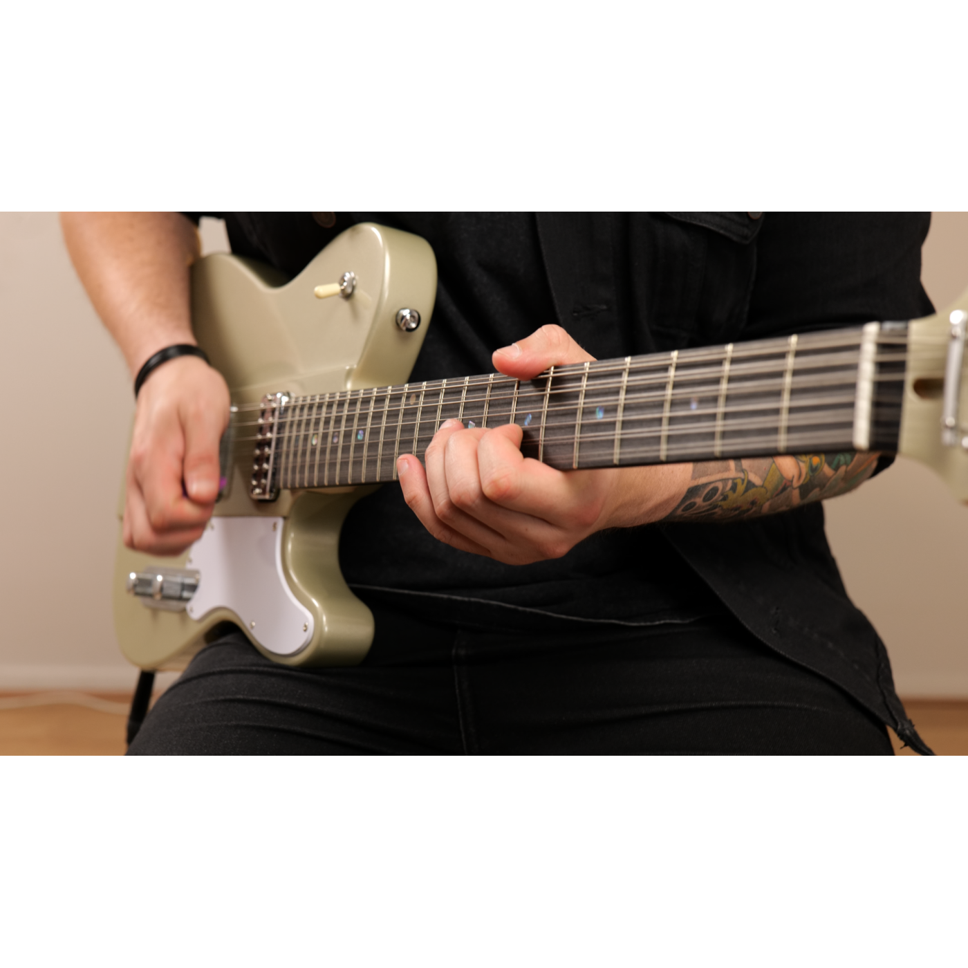 Shergold Telstar Standard ST14 Champagne Gold 12-String