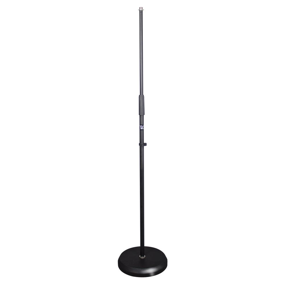 TGI Microphone Stand. Straight. Round Heavy Base.