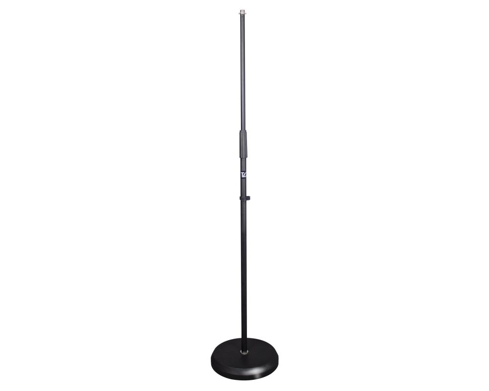 TGI Microphone Stand. Straight. Round Heavy Base.
