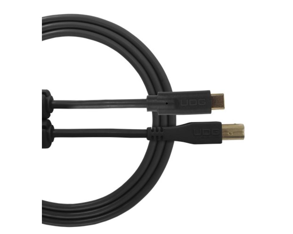 UDG Ultimate Audio Cable USB 2.0 C-B Straight 1,5m Black