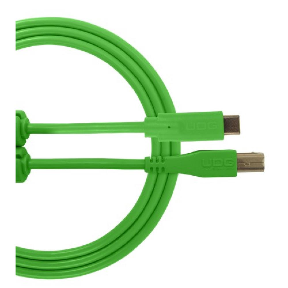 UDG Ultimate Audio Cable USB 2.0 C-B Straight 1,5m Green
