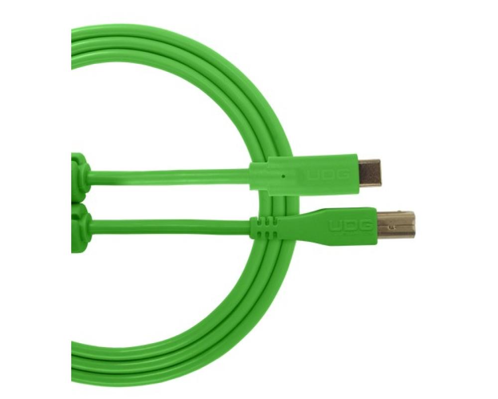 UDG Ultimate Audio Cable USB 2.0 C-B Straight 1,5m Green