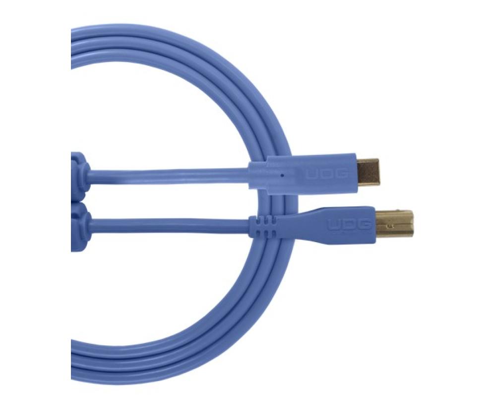UDG Ultimate Audio Cable USB 2.0 C-B Straight 1,5m Blue
