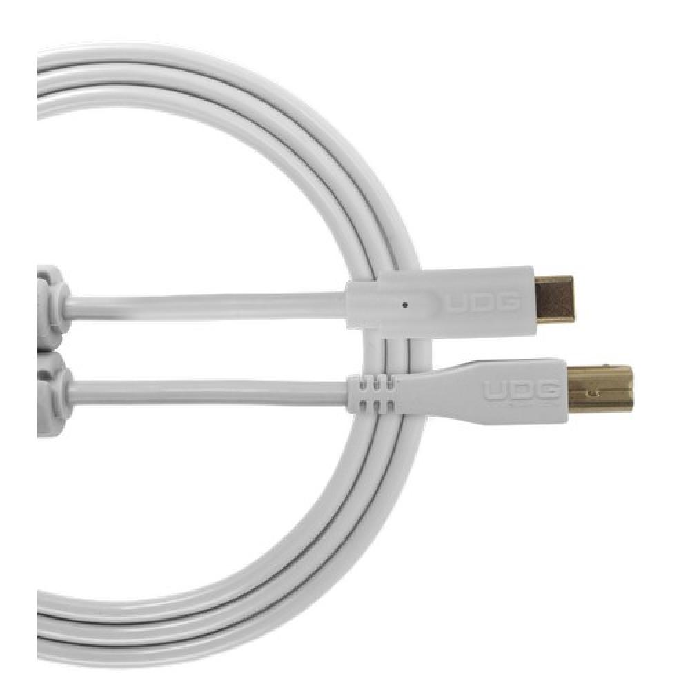 UDG Ultimate Audio Cable USB 2.0 C-B Straight 1,5m White