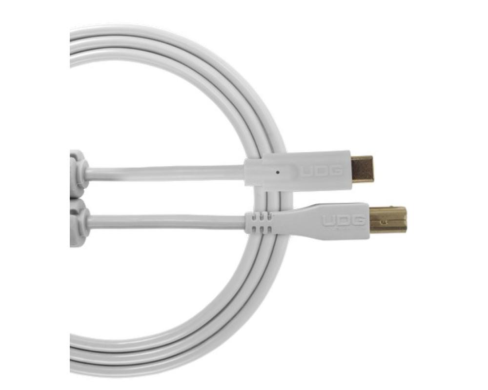 UDG Ultimate Audio Cable USB 2.0 C-B Straight 1,5m White
